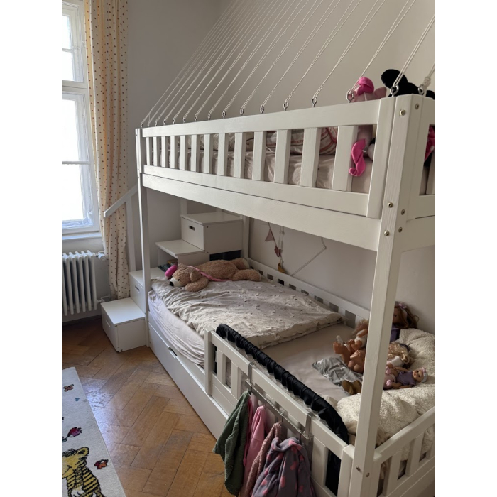 sicheres etagenbett mit treppe